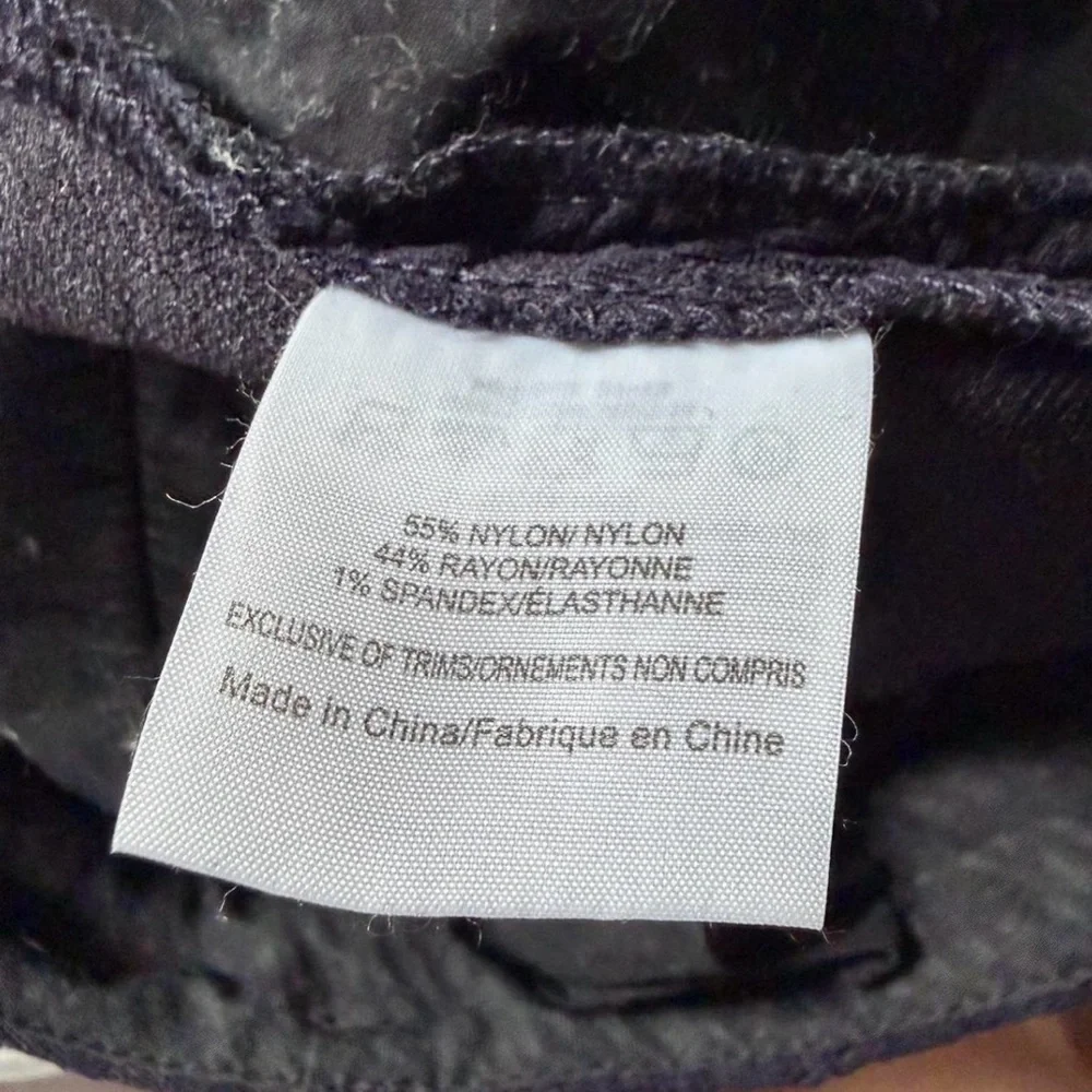 Tory Burch Kayden Basketweave Navy Pants (Small)